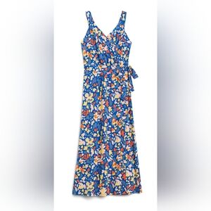 41 Hawthorn Blue and Pink Floral Dress